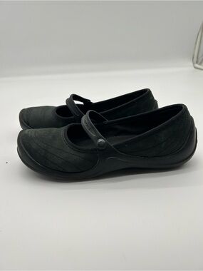 Crocs Alice Suede Mary Jane Shoes size 8